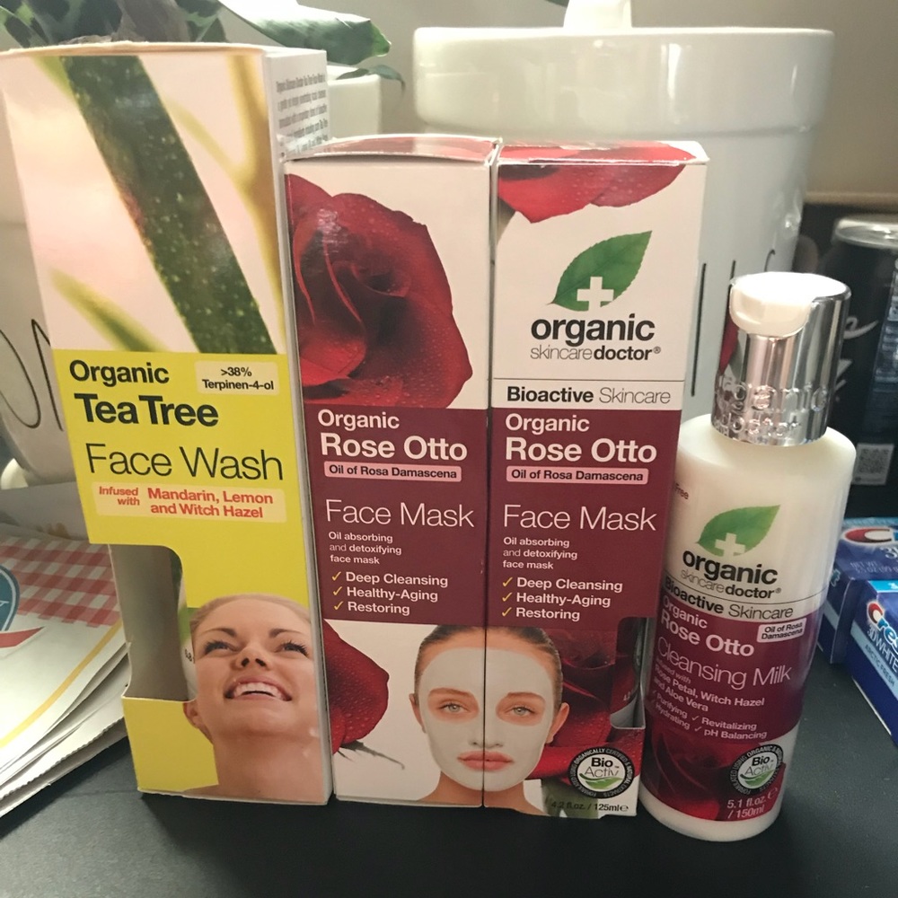 Organic face wash